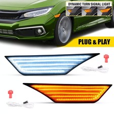 For Honda Civic 16-21 Switchback Sequential Turn Signal Led Side Marker Lights