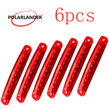 12-24V universal 3030 lamp beads 1Wx9 truck side light 9led Red light 6PCS