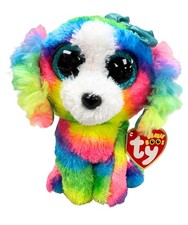 Ty Beanie Boos - Lola the Dog, Glitter Eyes, Claire's Exclusive, MWMT Stuffed