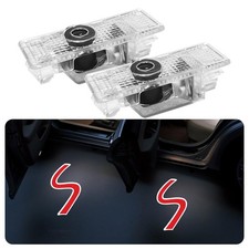 2Pcs Car Door Lights Projector for Red S