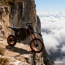 6000W 20in E - Bike: Motorcycle - Style Performance, 60V 32AH 60KMH US Seaside