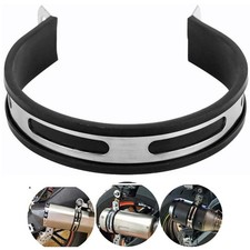 Universal Edelstahl Motorrad Auspuffschelle Auspuffrohr-Schalldämpferhalter100mm