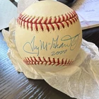 Tug McGraw Autographed Baseball Ball Signed 2000 Collectible Sports Memorabilia