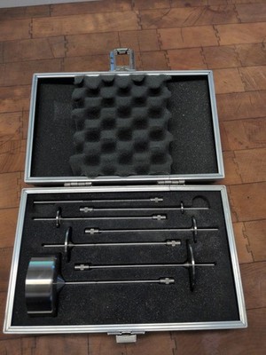 Brookfield Viscometer RV Spindle Set 1-7 Complete w/ Storage Case