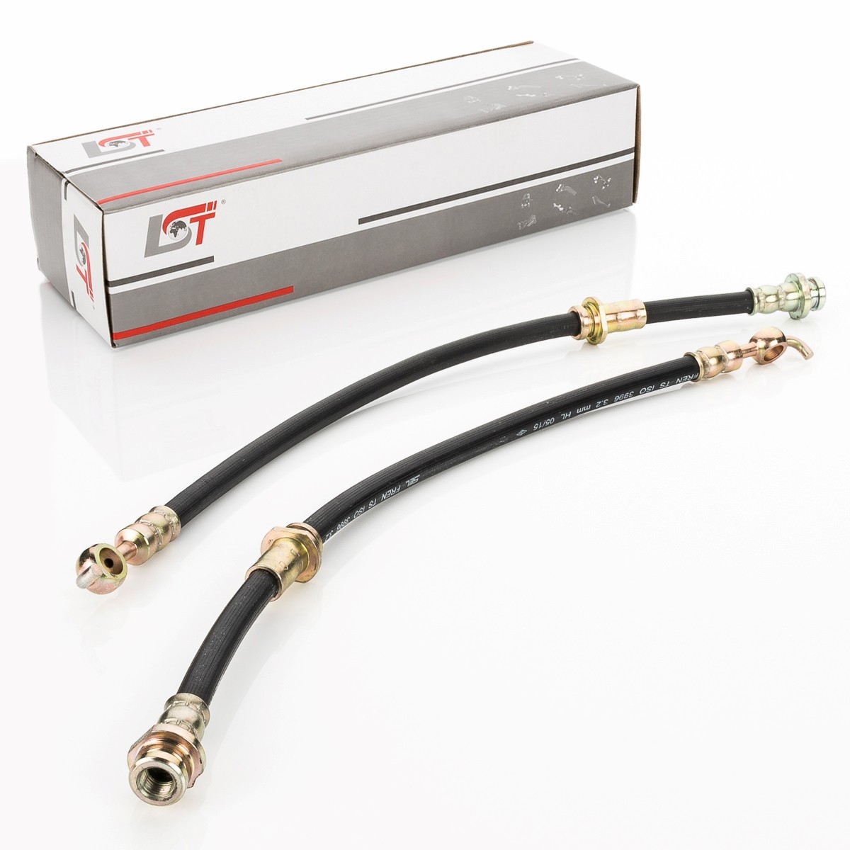 2x Brake Hose Brake Line for ISUZU CAMPO KB Front Axle - 448 mm