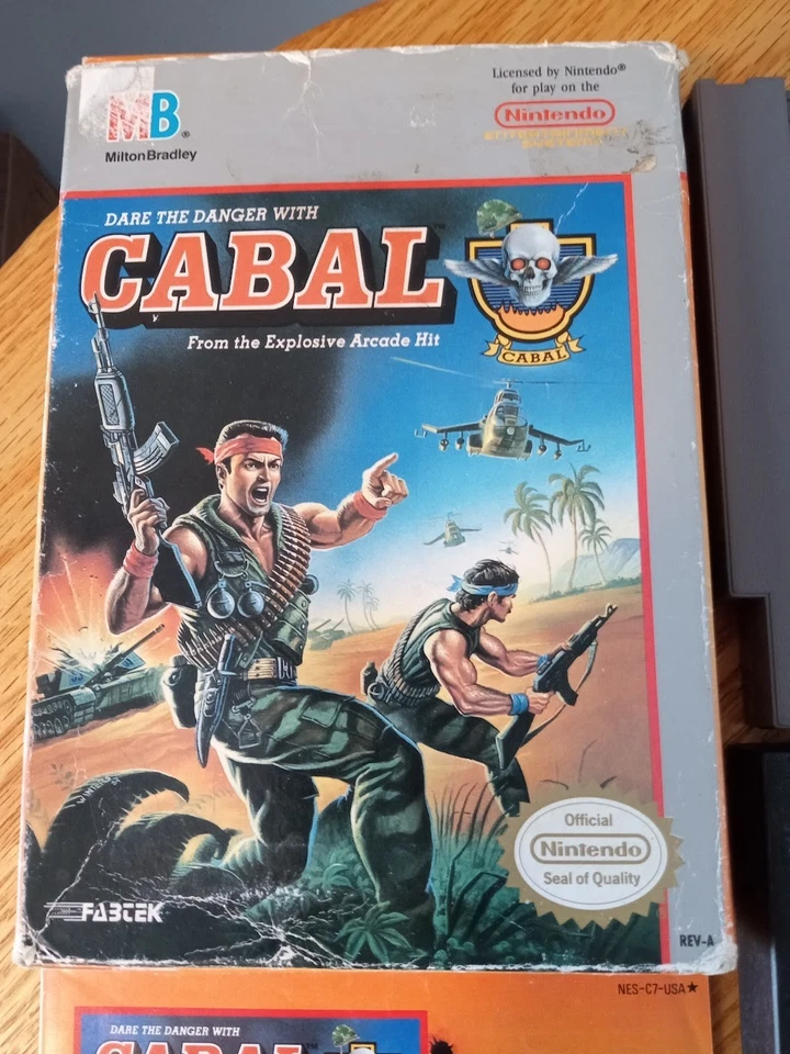 Cabal CIB w/ Box & Manual *** NES Nintendo Entertainment System 1990 - Image 3 of 4