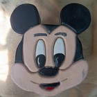 Vintage Disney Inspired Wooden Step Stool Hand Crafted Hand Painted Mickey Mouse — photo 1