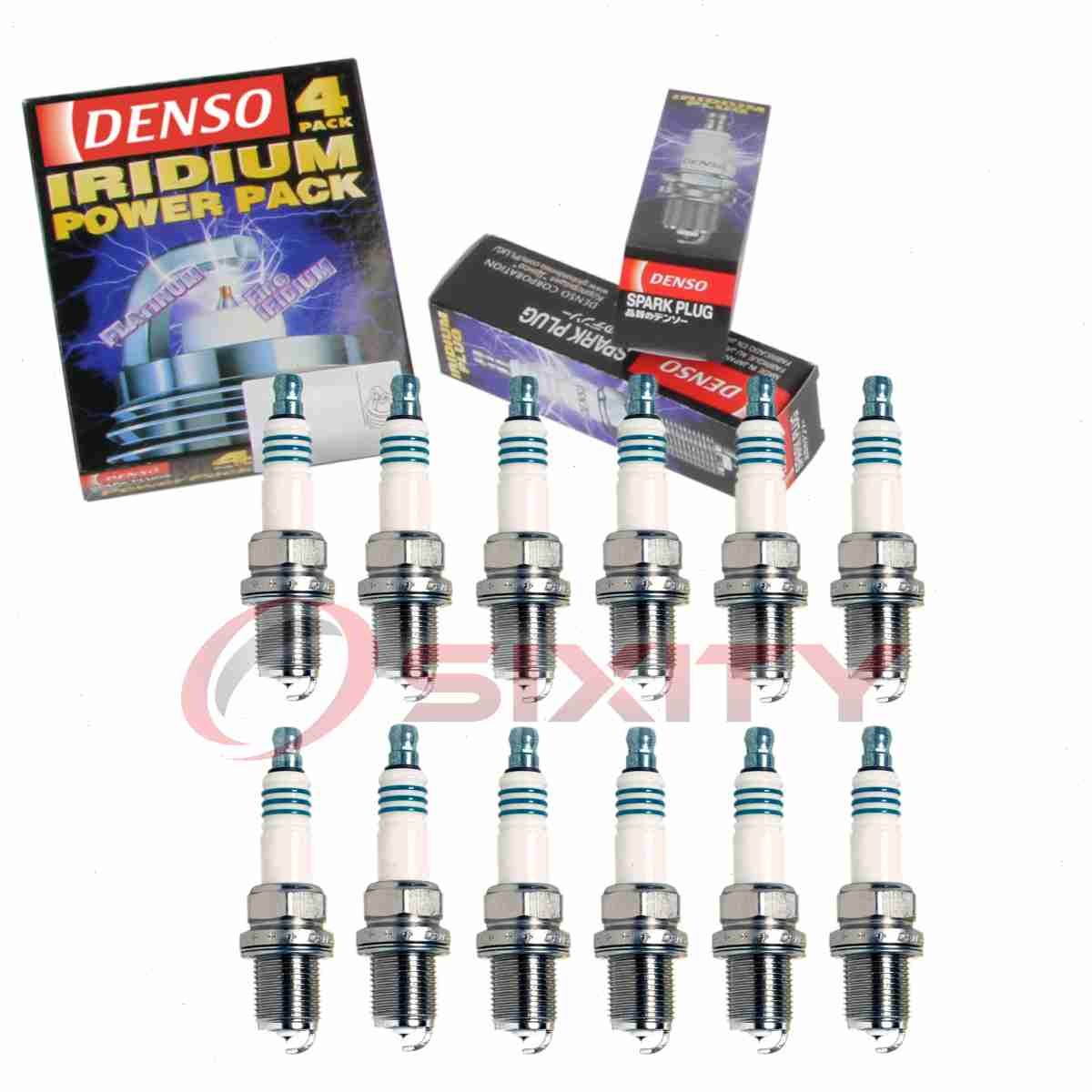 12 pc Denso Iridium Power Spark Plugs for 1996-1999 Mercedes-Benz S600 6.0L aw