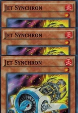 Jet Synchron SUPER HOLO**  1st SDSE-EN001 X 3 Mint yugioh Cards