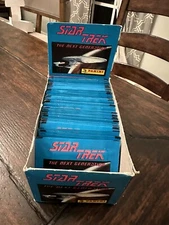 (1) Sealed Pack 1987 Star Trek Next Generation Panini Stickers