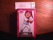  2018 CINCINNATI REDS SCOTT SCHEBLER BOBBLEHEAD  8/18/18 IN ORG.BOX W/G. TICKET