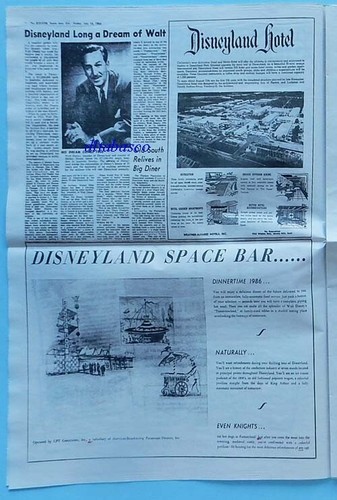 DISNEYLAND July 1955 Opening Day Newspaper Official Replica Walt Disney+Ads - Picture 2 of 8