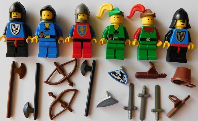 lego castle knight minifigures