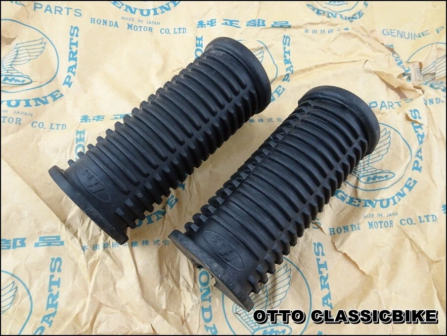 HONDA C100 CA100 C102 CA102 C105 C105T CM90 CM91 estriba reposapiés goma un par Foto 3 de 4