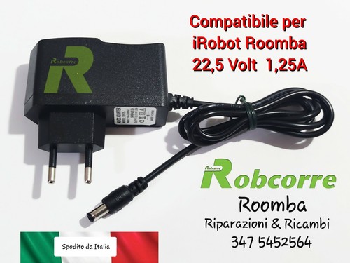Caricatore Caricabatterie Compatto da Muro per IRobot Roomba Adattatore a Parete - Imagen 2 de 8