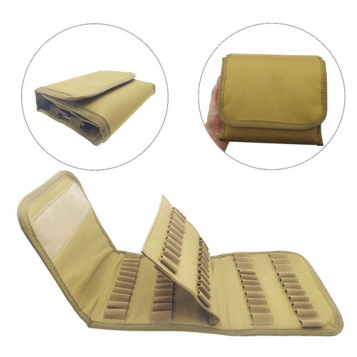 Bolsa de munición cartucho bala rifle 100 rondas para .308 .38 30-06 9 mm TAN - Imagen 4 de 7