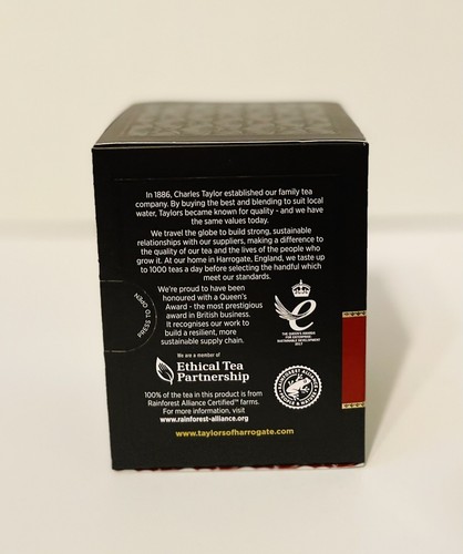 Taylors of Harrogate - English Breakfast Tea Bags - 20 count    FREE SHIPPING - Picture 4 of 4
