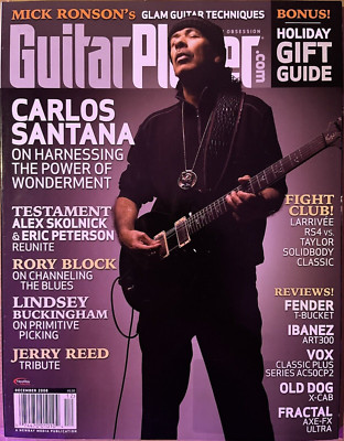 Guitar Player Magazin, 12-2008 USA, Carlos Santana