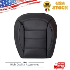 For 2012-2015 Benz W166 ML350 Driver Bottom Seat Cover Black Non-Perforated