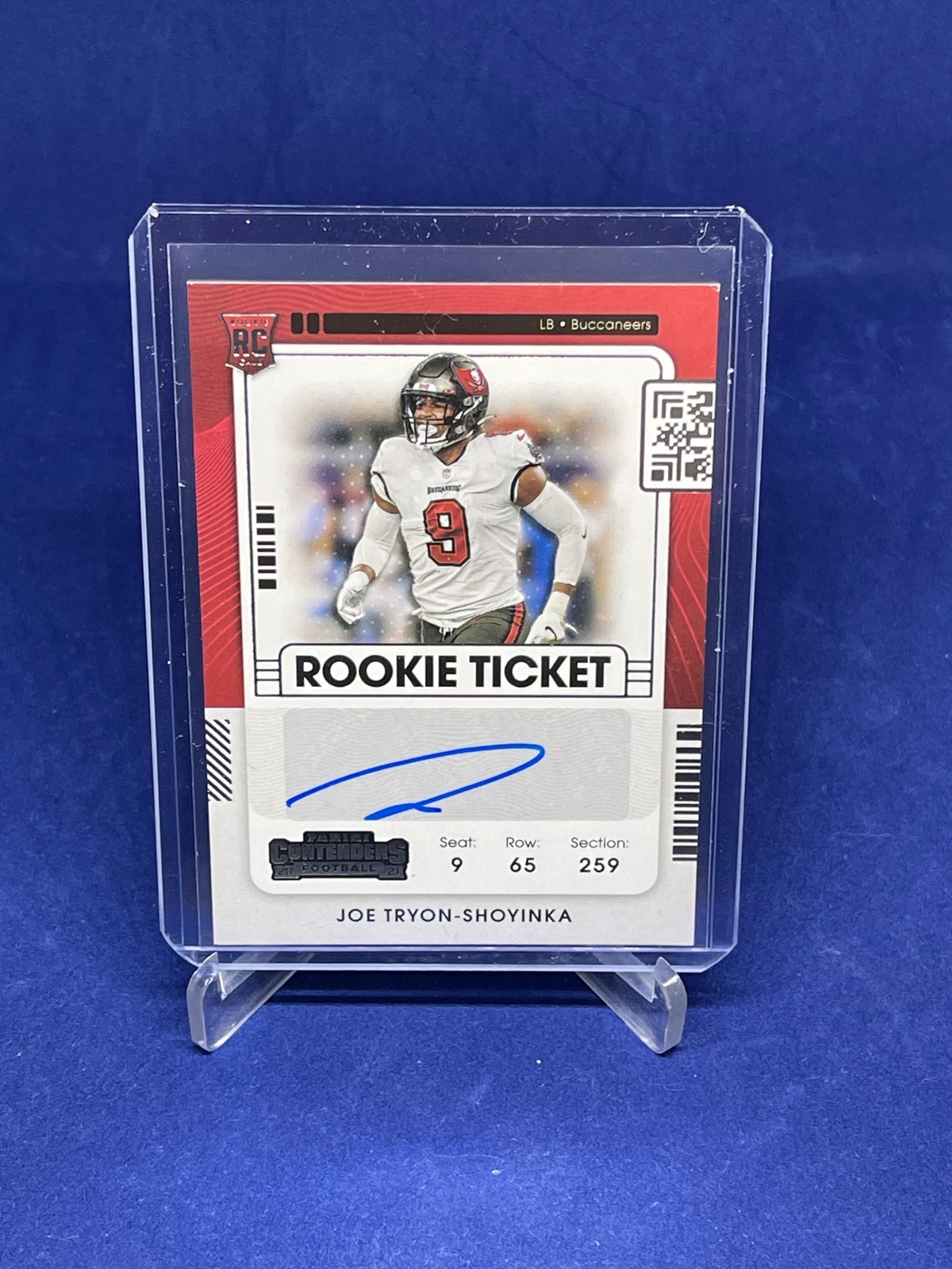 JOE TRYON SHOYINKA 2021 PANINI CONTENDERS ROOKIE TICKET AUTO RC #160