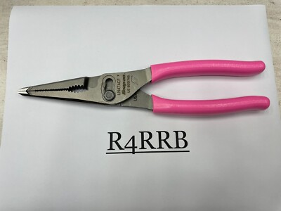 #ad #ad Snap on Tools USA NEW PINK 9quot; Soft Grip Long Nose Slip Joint Pliers LN47ACFP $119.95