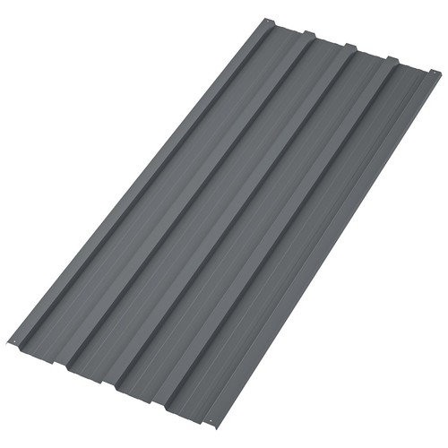 20x Roof Panels Galvanized Steel Hardware Roofing Sheets Gray - 第 8/9 張圖片