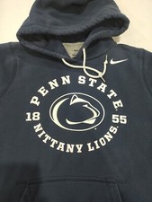 Nike Penn State Navy Blue NCAA Hoodie Sweatshirt YOUTH KIDS BOYS Size LARGE