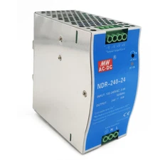 10A Industrial DIN Rail Power Supply,NDR-240-24 240W Input 100V-240V Output 24V