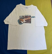 ERIC CLAPTON VINTAGE 1998 WORLD TOUR MERCH SHIRT JERSEY Sz. XL