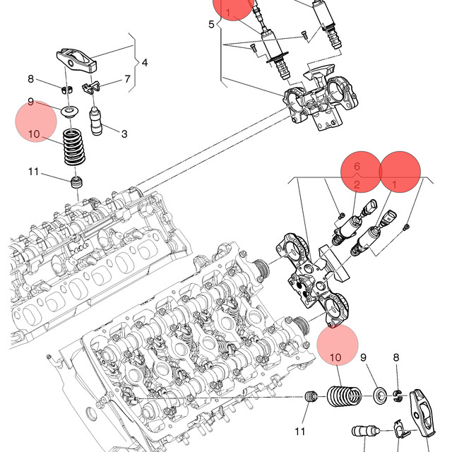 04-13 BENTLEY CONTINENTAL FLYING SPUR 6.0L W12 RIGHT ENGINE CYLINDER HEAD OEM