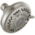 Delta 6-Setting Shower Head Satin Nickel-Certified Refurbished