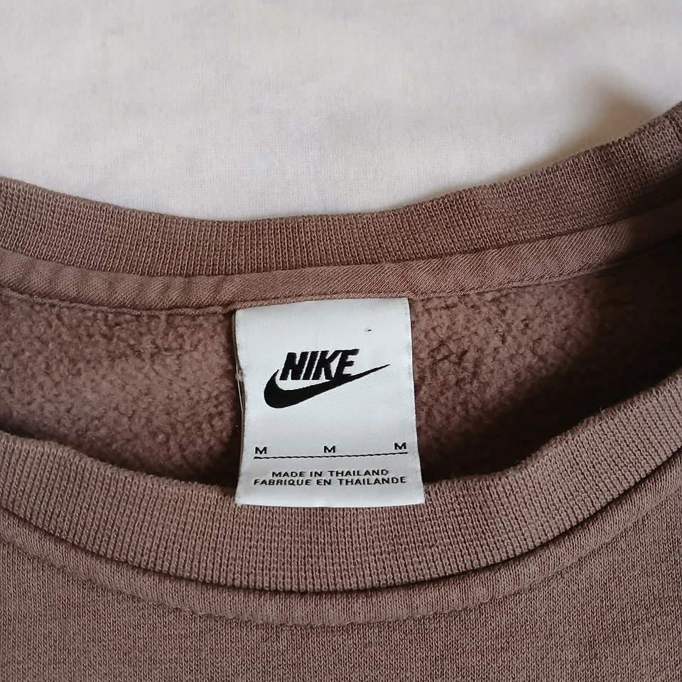 Nike Center Swoosh Sudadera Mediana Marrón Pullover Polar Ropa Deportiva Travis... Foto 3 de 4