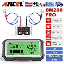 12VLED Monitor Display Professional Battery Health Analyzer Charging Tester Tool