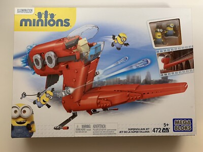 Mega Bloks Minions Despicable Me Supervillain Jet Set New In Box! Factory Sealed