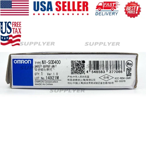 NX-SOD400 1PC Brand NEW In Box Omron NX-SOD400 Safety output unit US Free TAX