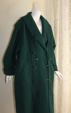 Geiger Amazing Lux Long Boiled Wool 38 S M 6 8 Green Long Trachten Coat