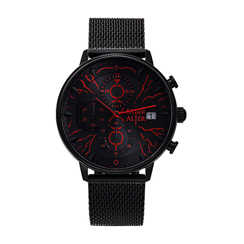 Fate/stay Night Arturia Pendragon (Alter) Saber Alter Wrist Watch