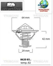 Engine Coolant Thermostat Fits HYUNDAI Sonata Tucson KIA Optima Sorento 1998-