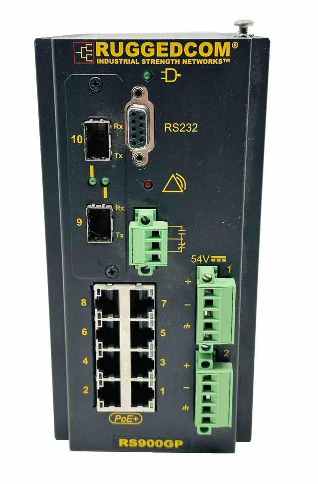 Siemens Ruggedcom RS900GP-D-FG50-XX Hardened Industrial POE Switch Managed RS232 - Image 2 of 4