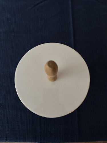 2 Tiered Mini Server Tray Earthenware Desserts NWT - Picture 4 of 5