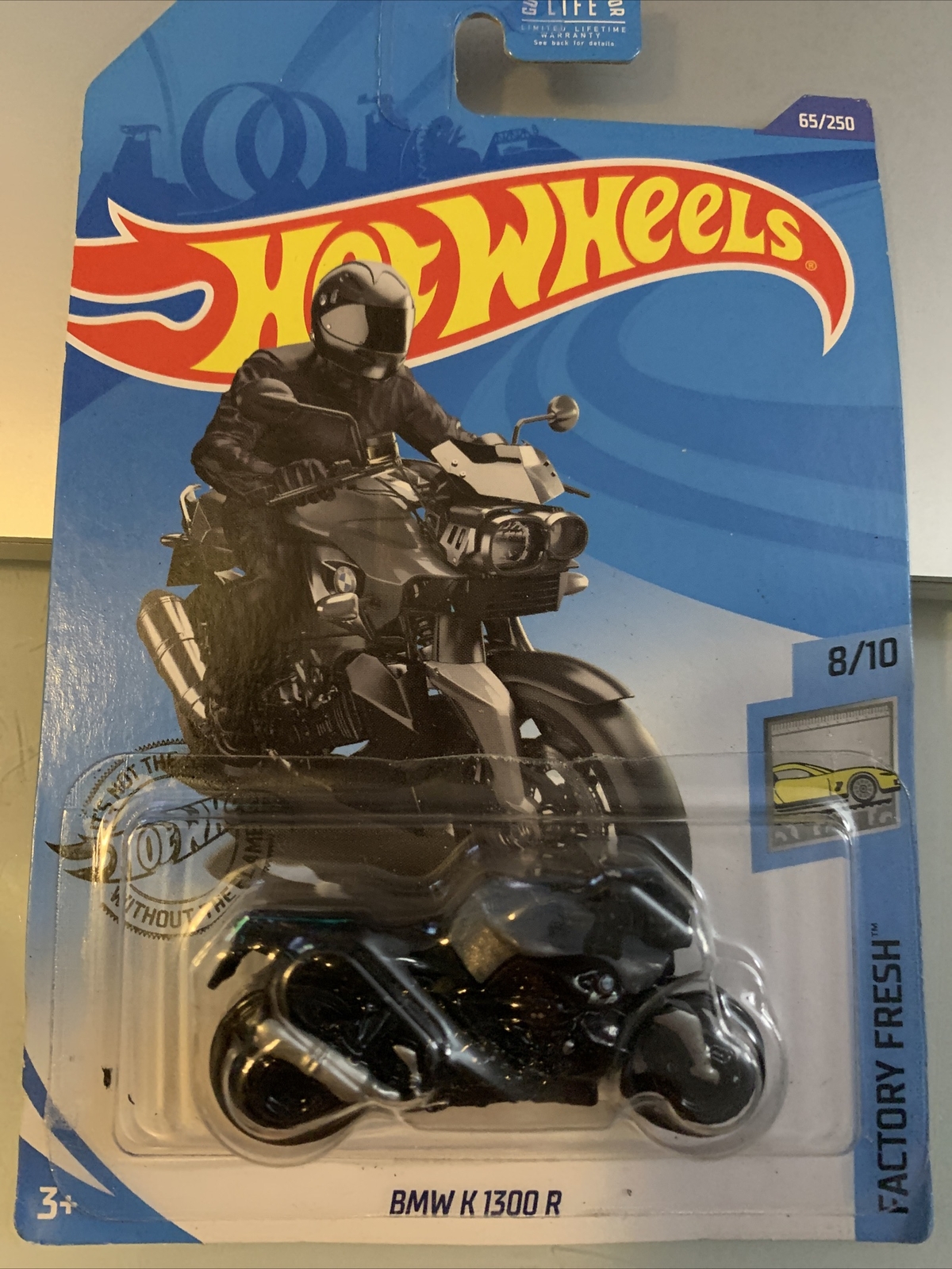 Hot Wheels BMW K 1300 R (Black) Factory Fresh 8/10 2020 H Case #65 ra13