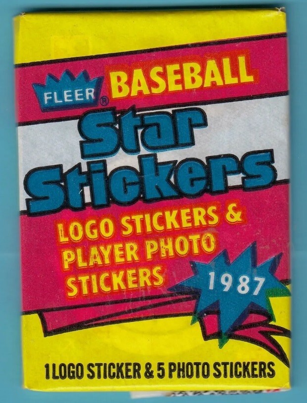 1987 Fleer Baseball Star Stickers Card Singles (#1-132)