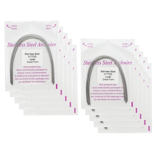 100PC Dental Orthodontic Arch Wire Stainless Steel Ovoid Form Round Rectangular - Picture 43 of 51