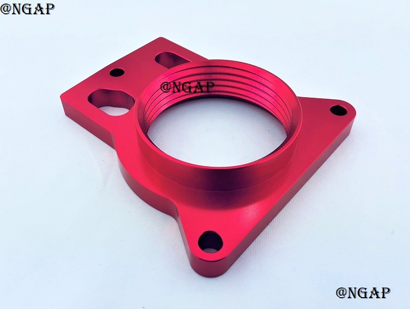 Chevrolet GM Throttle Body Spacer – 1999-2007 GMC 4.8L 5.3L 6.0L, Aluminum, 10-Year Warranty, USA Made