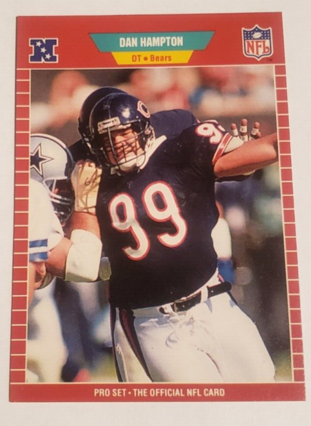 1989 Pro Set Card #41 Dan Hampton DT Chicago Bears    ***40% OFF 2 or MORE