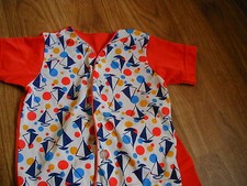 VINTAGE MR MAJESTY BOYS NYLON SHORT SLEEVE PAJAMAS SIZE 4