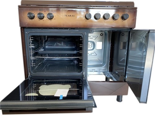 Cucina da 90x60 MARRONE Lar.El forno ELETTRICO con vano porta bombola 5 fuochi - Foto 4 di 4