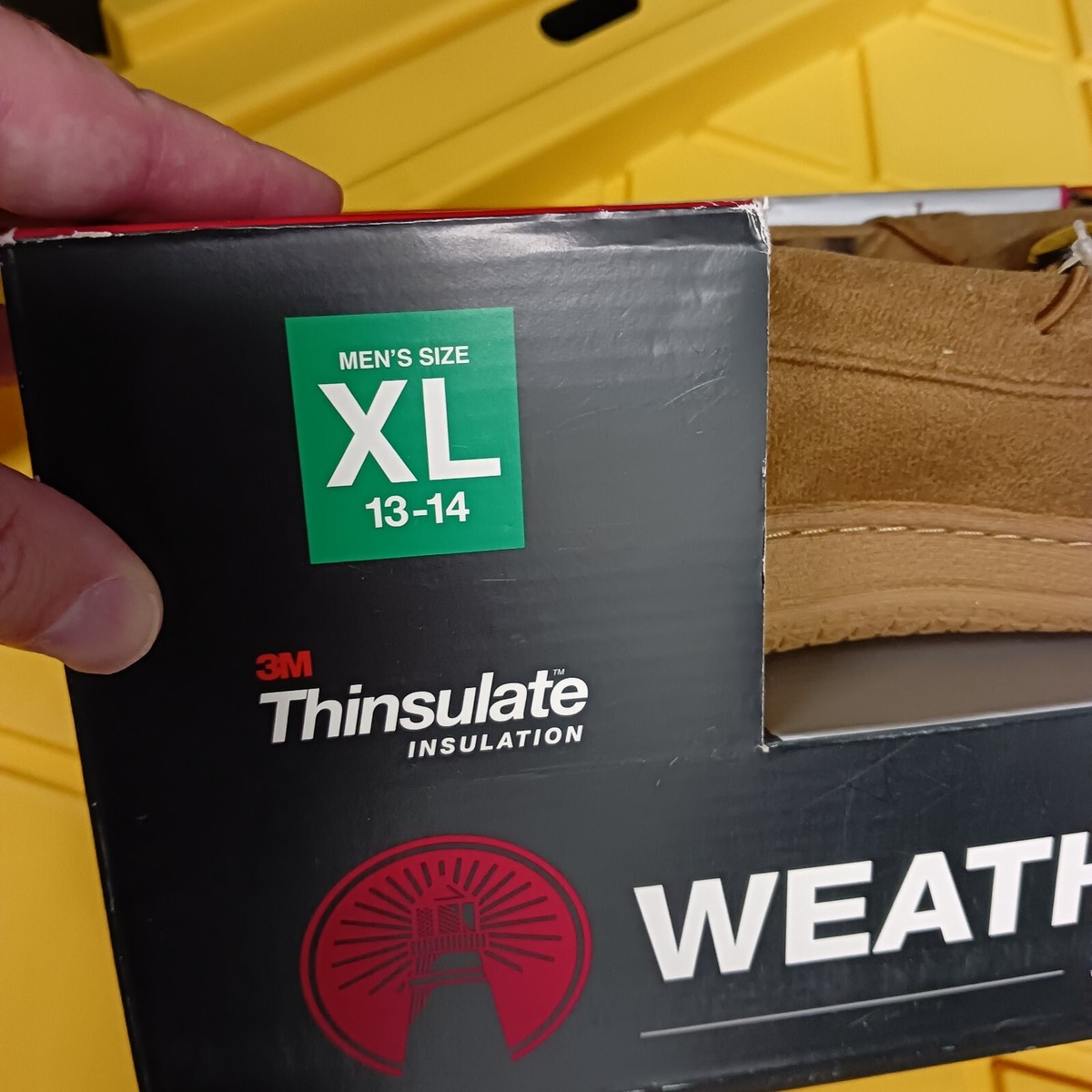 Mens Weatherproof Slippers 3M Thinsulate Lined Memory Foam  display picture 2