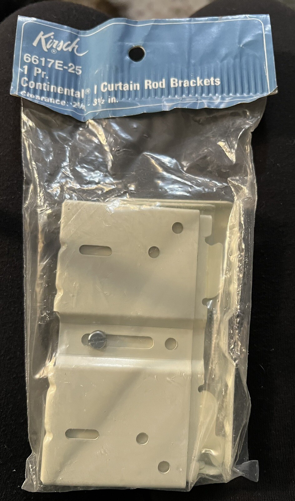 Vintage KIRSCH CONTINENTAL CURTAIN ROD BRACKET (6617E25) Window