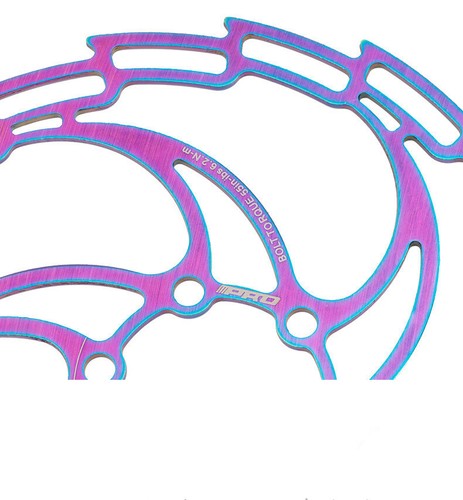 Ultralight Hollow Brake Rotor 160/180/203mm MTB Bike Disc Brake Rotors Colorful - Picture 7 of 10